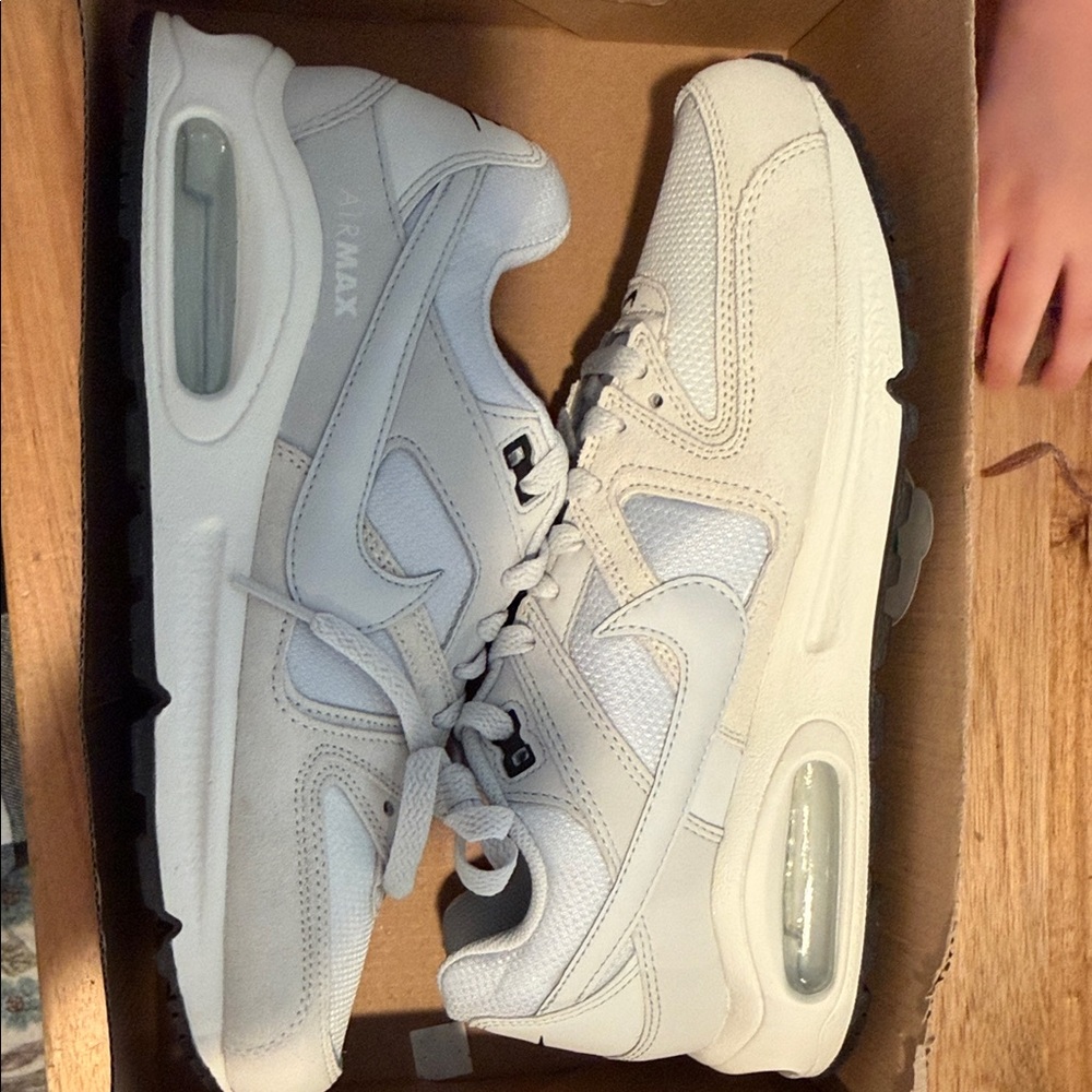 Nike White Air Max Command Low-Top Sneakers